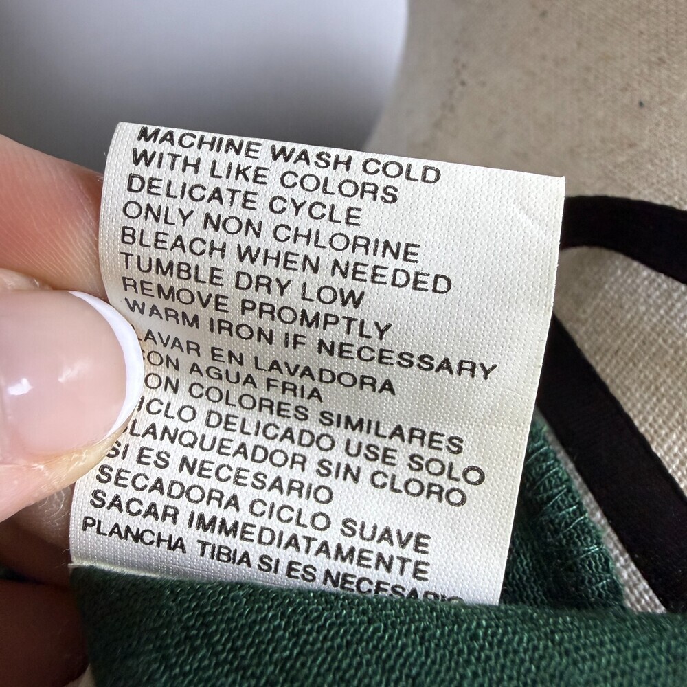 Vintage 90s Sunshine Starshine by Halmode Sz 10 Emerald Green Pleated Midi Dress - Picture 16 of 16